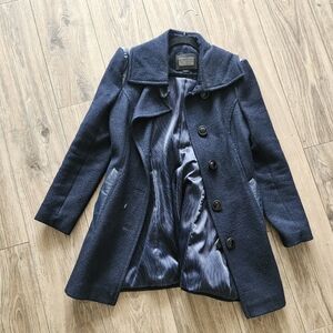 Mackage Navy Wool coat